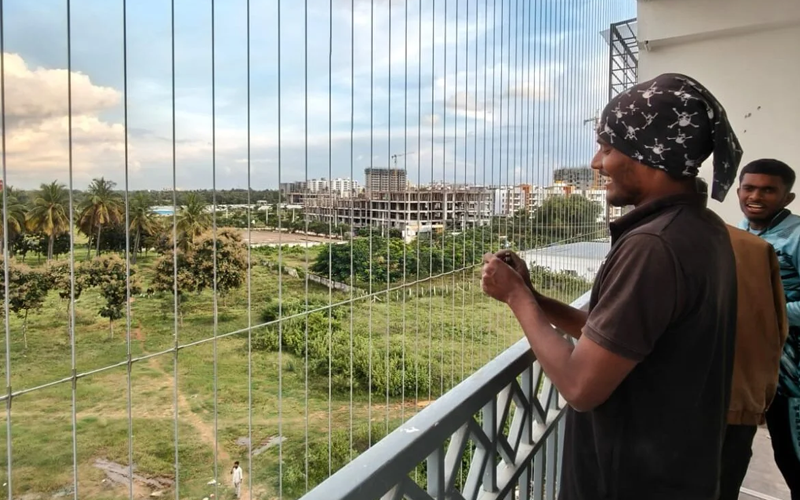 Balcony Net With Installation